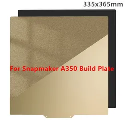 ENERGETIC For Snapmaker A350 Build Plate PEI Bed 365x335mm Double Sided Textured/Smooth PEI Spring Steel Sheet Heat Bed Platform