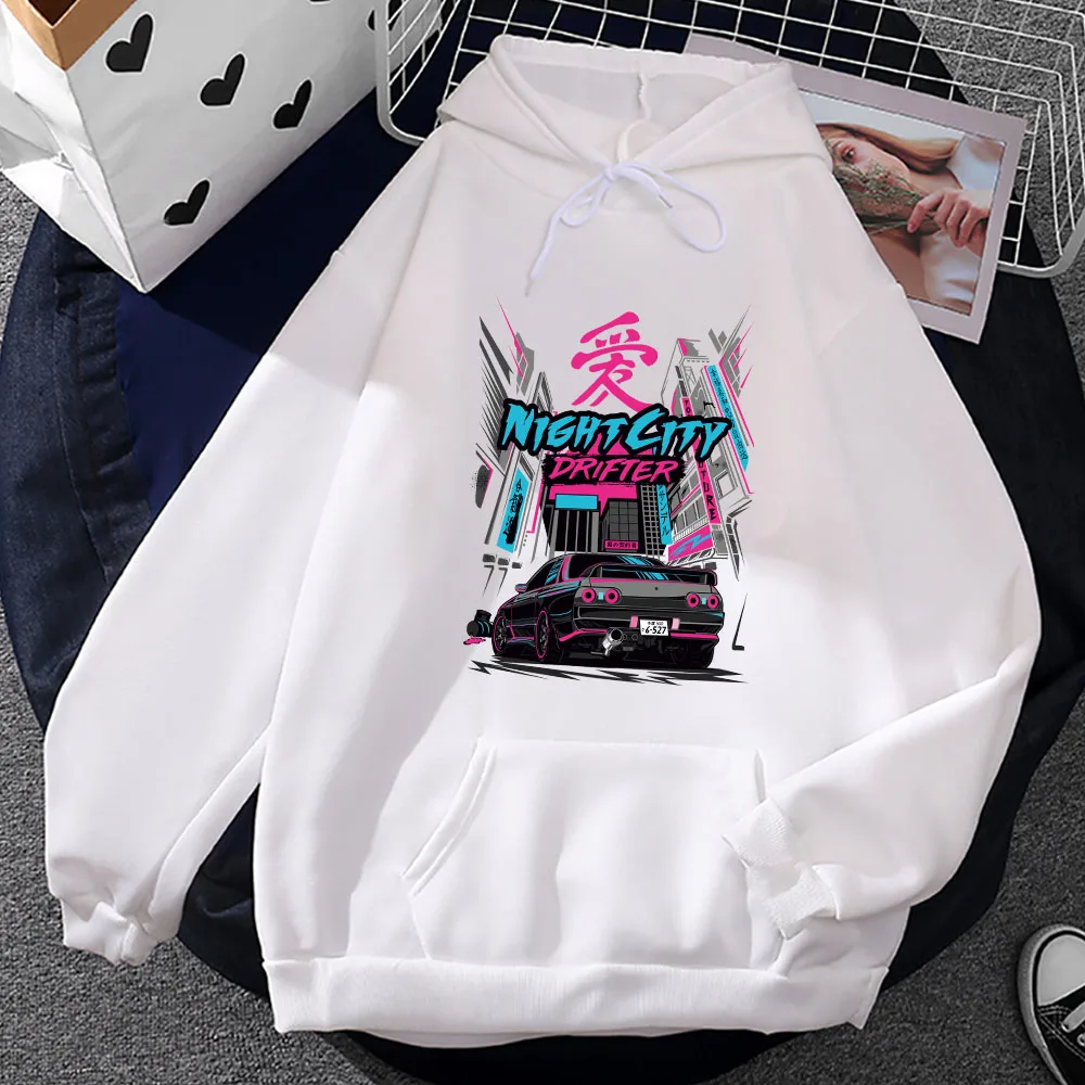 

Night City Drifter Hoodie Car Print Anime Clothing Streetwear Men/women Tracksuit Winter Fleece Sweatshirt Long Sleeve Sudadera