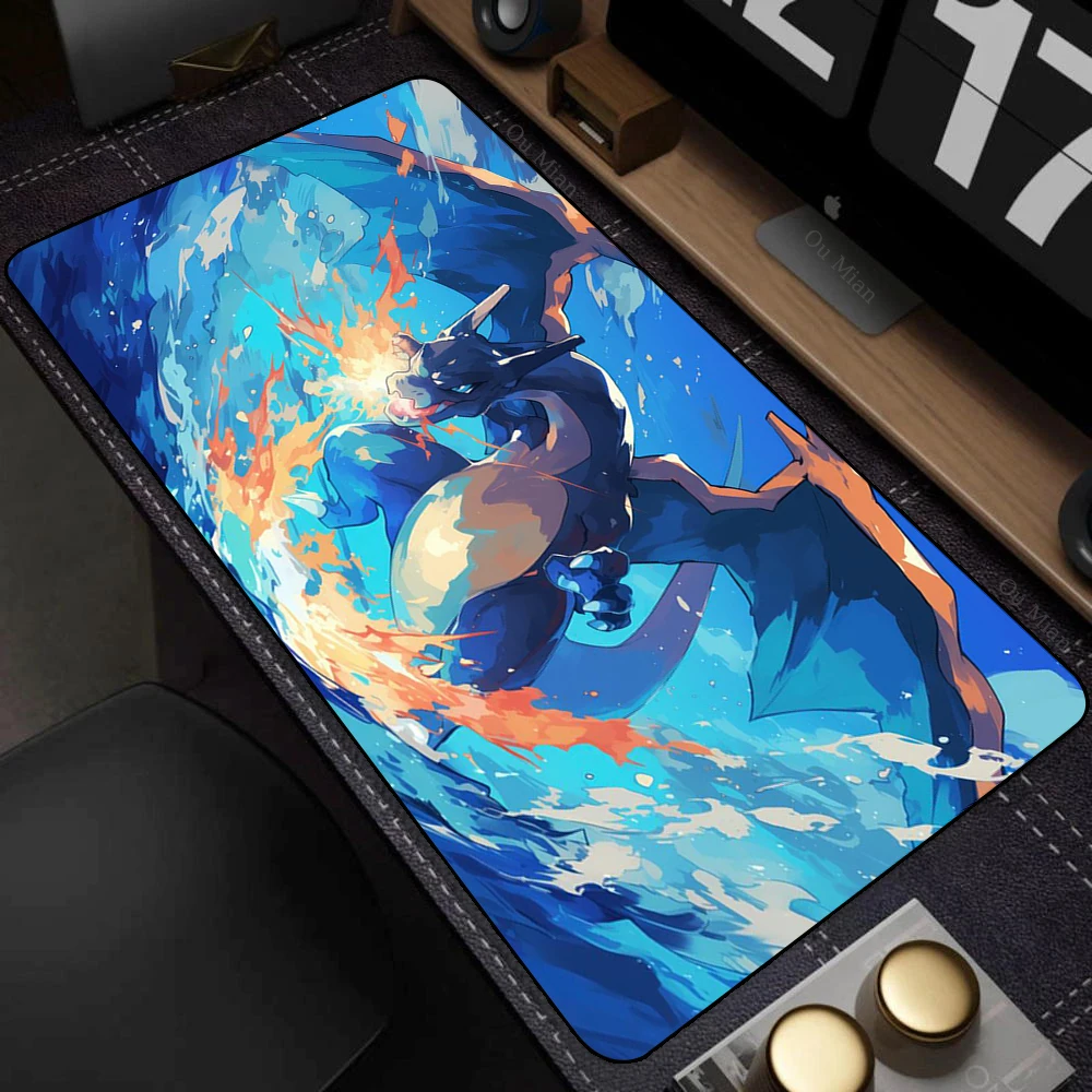 لوحة الماوس Gamer XXL ماوس حصيرة P-بوكيمون مكتب الحصير طاولة مكتب السجاد ألعاب المطاط الطبيعي الفئران الوسادة Lockrand ماوس 90x40 سنتيمتر