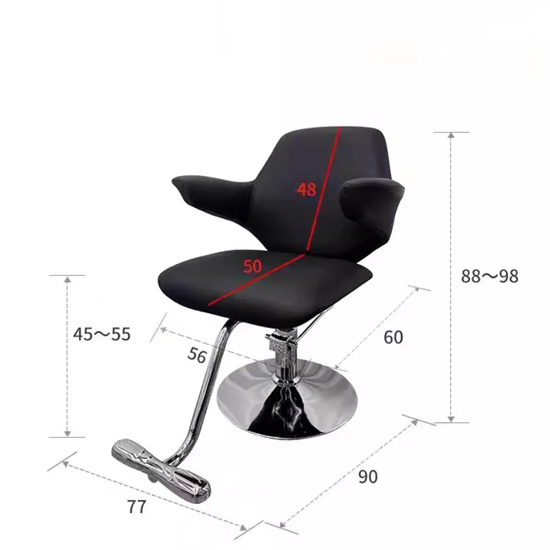 Salon Trendy Barber Chair Modern Nordic Design Luxury Barber Chair Simple Style Chaise Coiffeur Salon Furniture