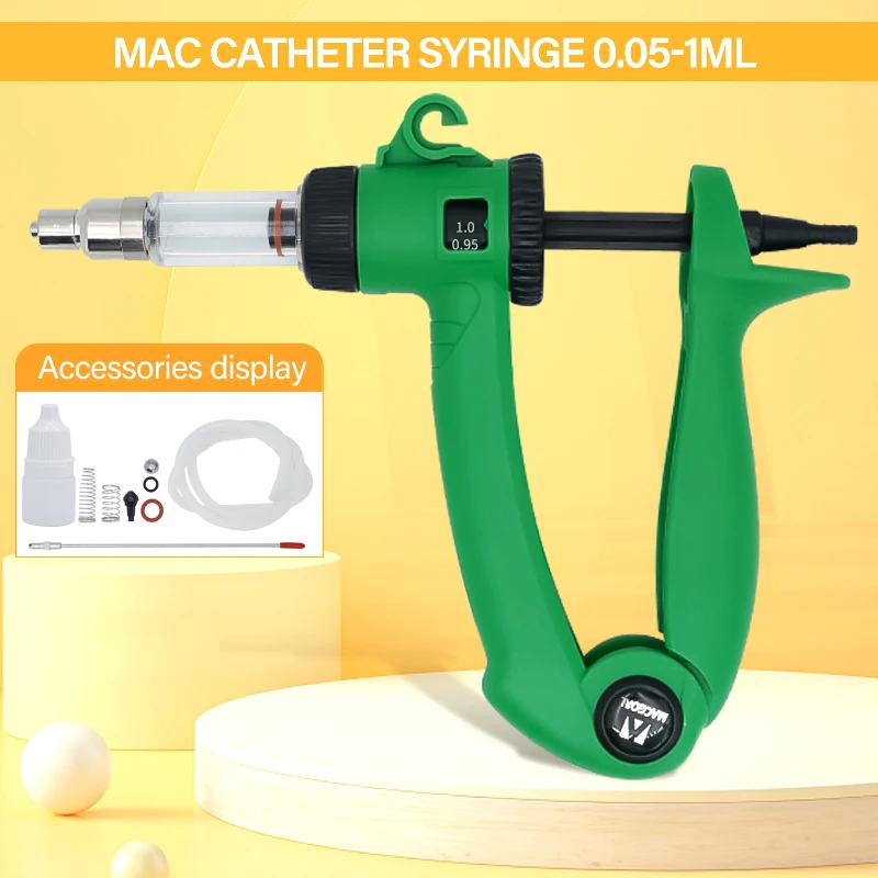 0.5-6ML Veterinary Vaccine Syringe Injector Animal Automatic Adjustable Continuous Syringe for Pigs Cattle Sheep Animals