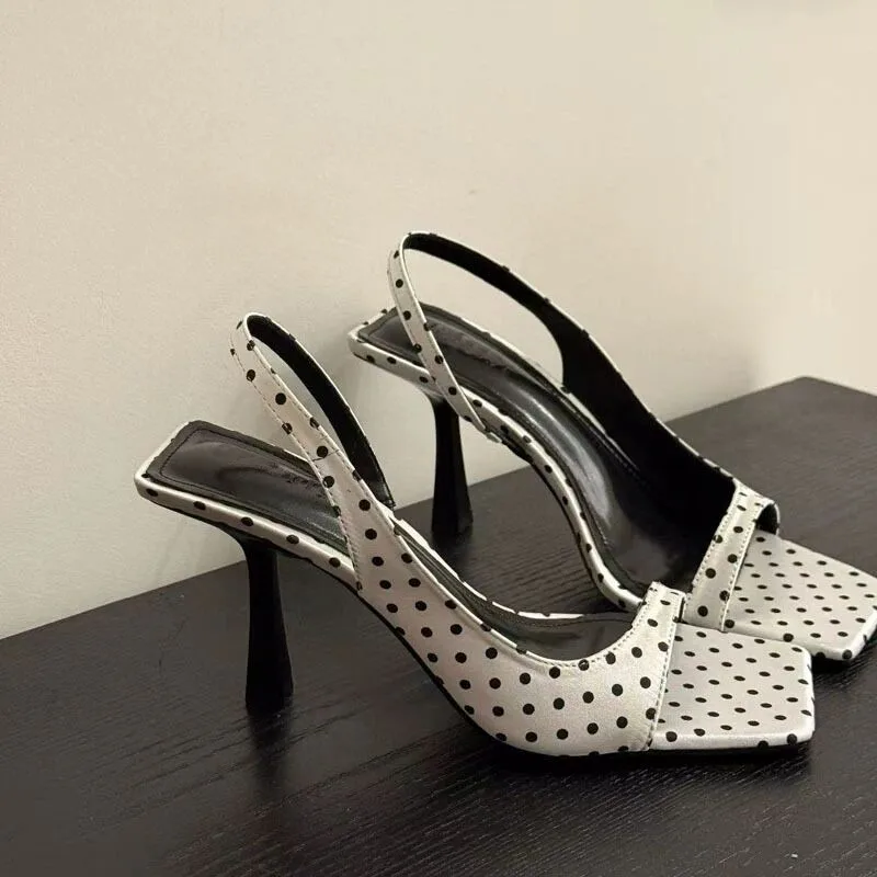 

New Summer Open Toe High Heel Sandals Women Shoes Fashionable Thin High Heels Female Fashion Sexy Pumps Sandals Zapatos De Mujer