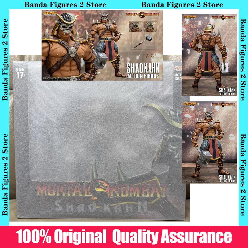 100% Original Box Storm Collectibles Mortal Kombat Shao Kahn 2.0 Scale BBTS 1/12 In Stock Anime Figures Model Toys Gifts
