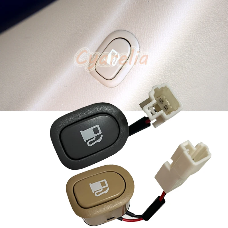 Car Fuel Tank Cap Switch Button Gray Beige Gas Door Button for Hyundai I800 Starex H-1 2007-2015 935554H010KD