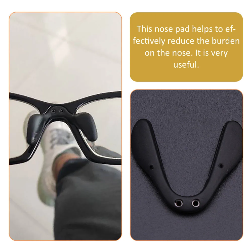 

4pcs Nose Pads for Glasses Soft Comfortable Anti Deformation Cycling Outdoor Sports Windproof Suitable Frames