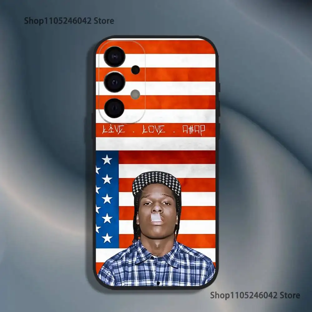 A-ASAP R-Rocky Rapper Phone Case For Samsung S26,S25,S24,S21,S22,S23,S30,Ultra,S20,Plus,Fe,Lite,5G Black Cover