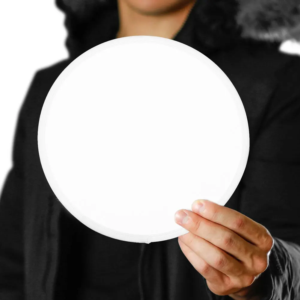 

2Pcs Folding Round Fan Portable Lightweight Foldable Hand Fan for Party Dance Cosplay Photo Props Summer Use Handheld Fans