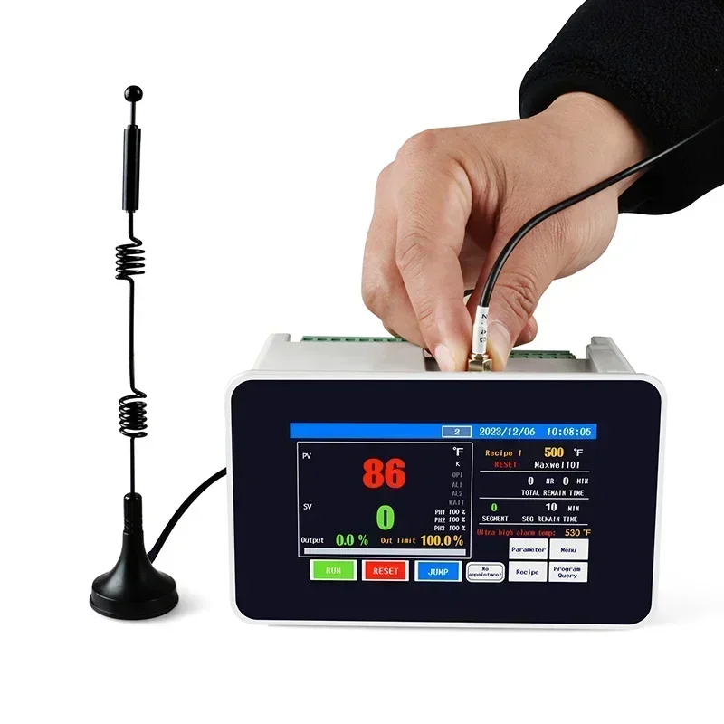 4-20mA 2 alarms perfect fire pottery kiln controller with free APP and software