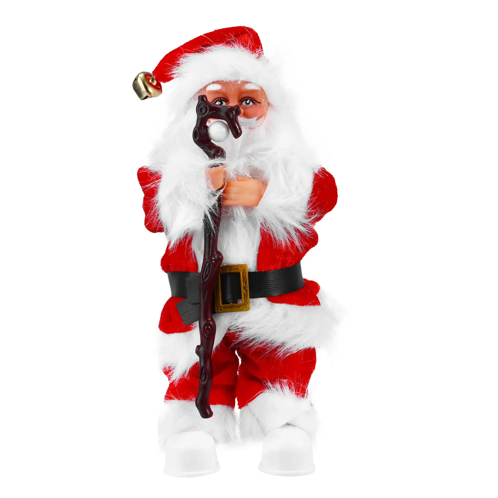 

Electric Swing Music Santa Claus Christmas Desktop Ornament Decor for Home Office Cafe Hotel Party Decoration Holiday Gift