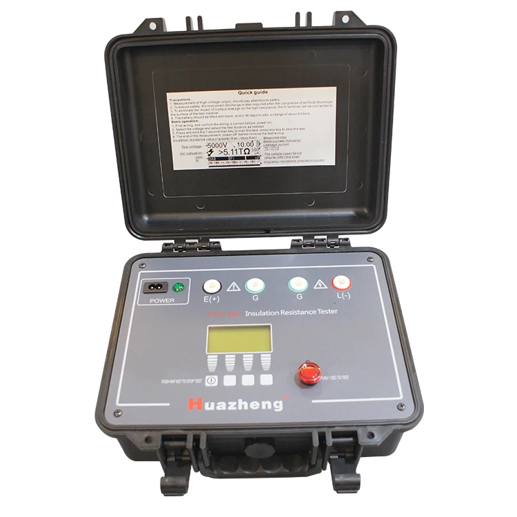 Huazheng Electric Digital 5T Ohm Insulation Tester 25kv Insulation Resistance Tester