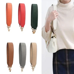 3.8cm*58cm Luxury PU Leather Wide Single Shoulder Bag Strap Replacement Underarm Bag Strap Lady's Handbag Belt with 11 Colors