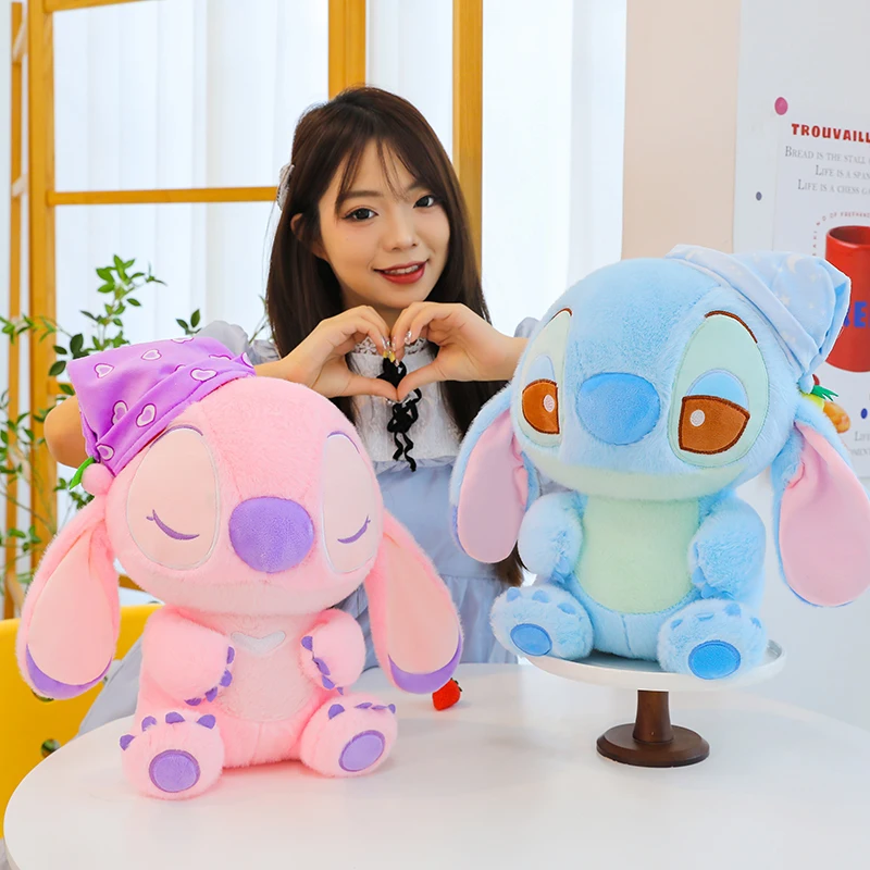 60cm Kawaii Disney Lilo & Stitch Plush Dolls Cartoon Plush Toy Cute Anime Soft Stuffed Doll Stitch Plushie Pillow Kids Xmas Gift