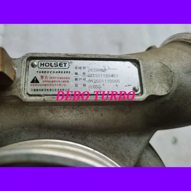 NEW GENUINE HOLSET HX50 612601110977 2834850 2839663 STEYR WEICHAI WD615.50 WP10 206KW CUMMINS 6BT 5.9L 12CM Turbocharger