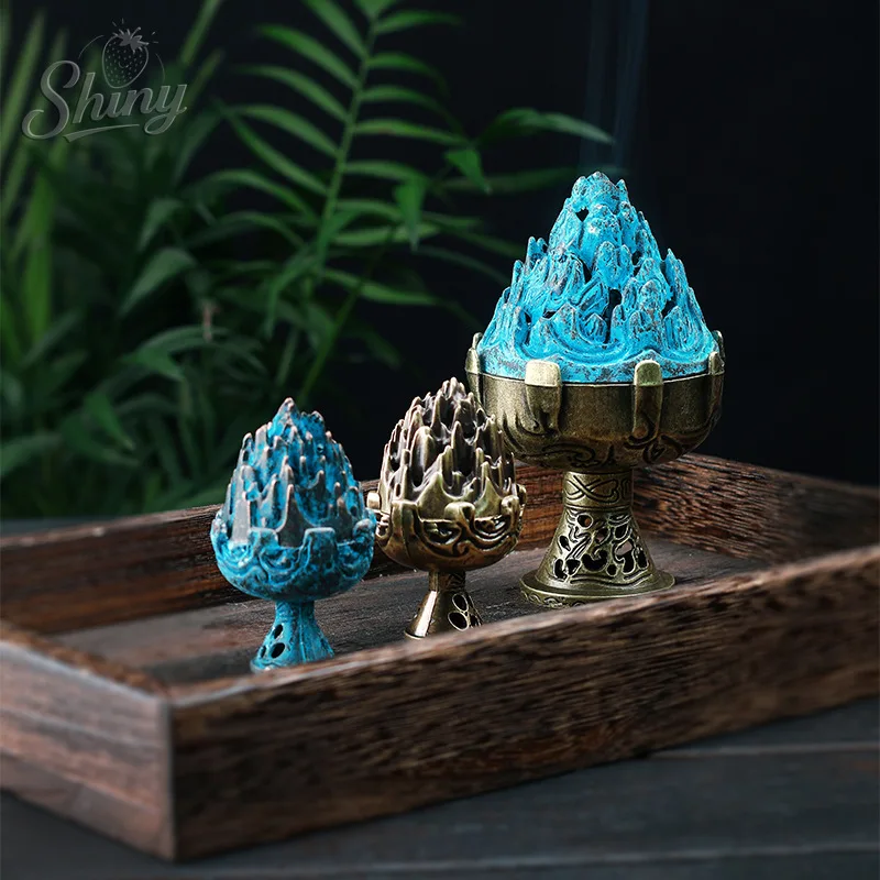 

Chinese Vintage Boshan Incense Burner Indoor Retro Zen Creative Incense Burner Decorative Ornaments