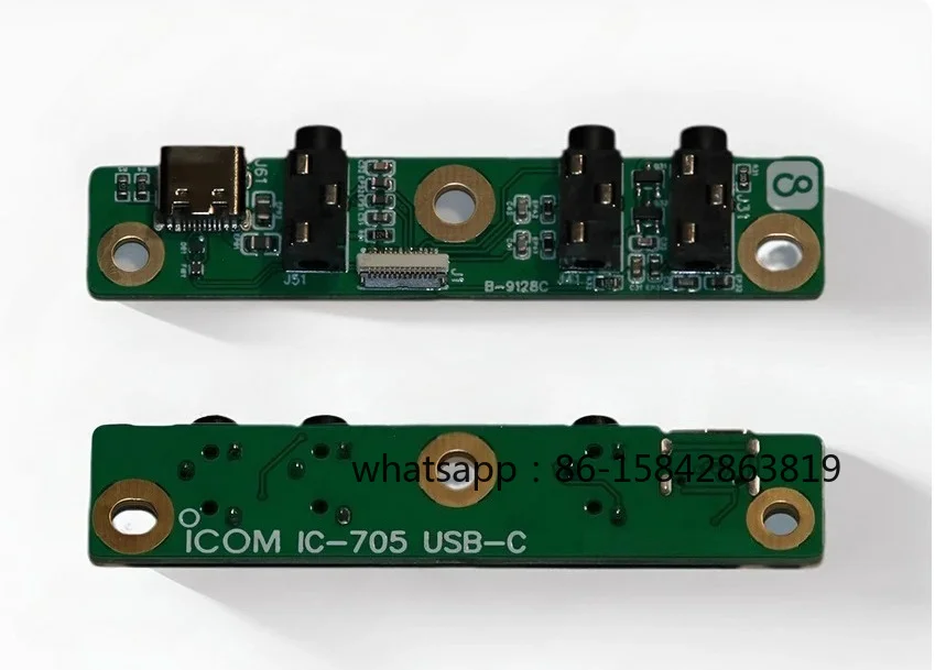 For IC-705 Amateur Radio Transceiver - Type-C USB-C Interface Upgrade Board