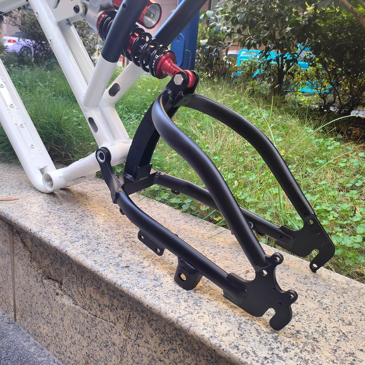20x4.0 Electric Fat Bike Frame City Electric Bicycle Full Suspension BB 120mm E-Bike Mtb Frame Enduro Electric Bike Frame - view 3
