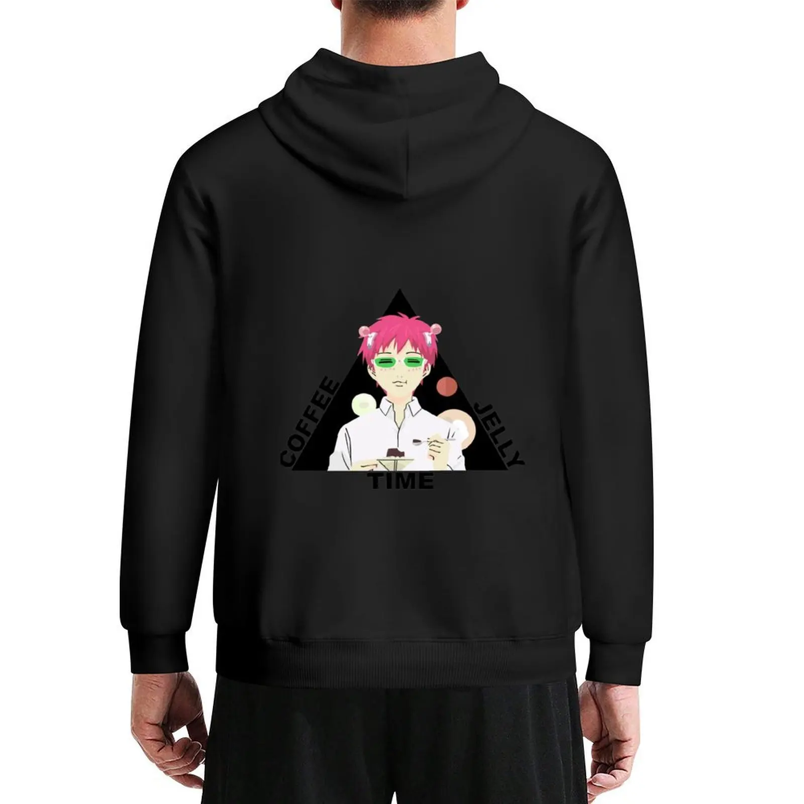 

Coffee Jelly Time! - Saiki K Hoodie men's autumn clothes men's clothes mens clothing men wear men hoodie