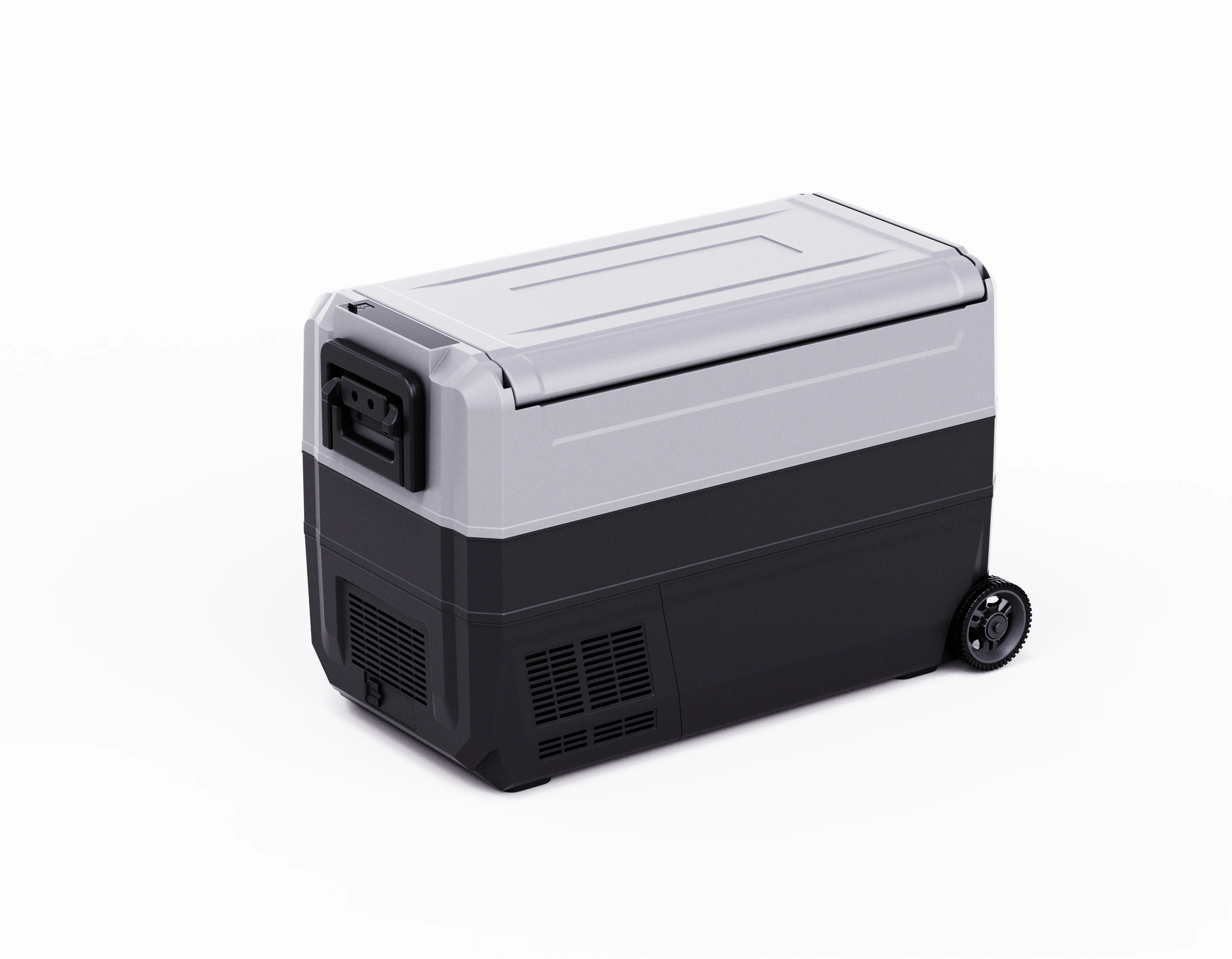 

2026 Factory Wholesale Portable 50L Mini Car Fridge Cooler Box 12V 24V Single Cooling for Outdoor Camping Hotel RV Use Home