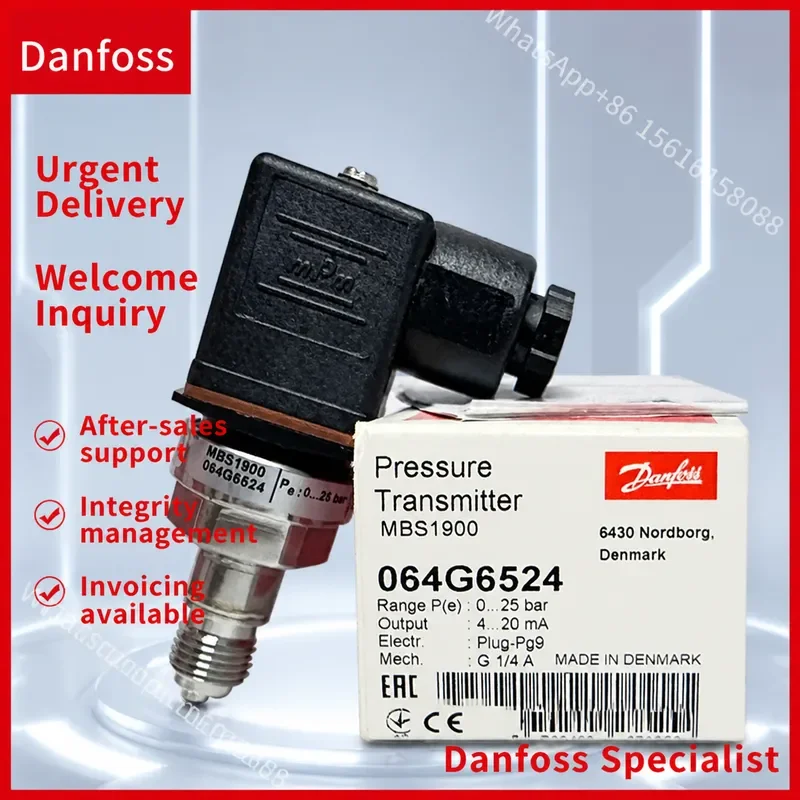 Danfoss MBS1900 Pressure Transmitter 064G6571 064G6524 064G6531 064G6542 064G6592 064G65985 064G6521 064G6522 064G6586  064G6523