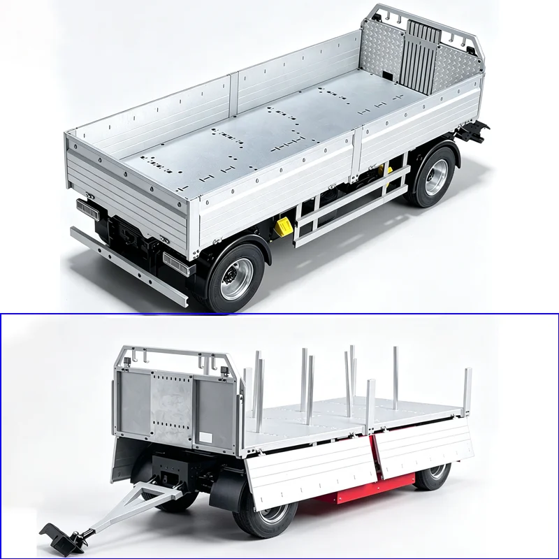 Model JX-QG02 Full Trailer KIT for 1/14 RC Truck for JXmodel for SFROG BM214 Truck Mounted Forklift