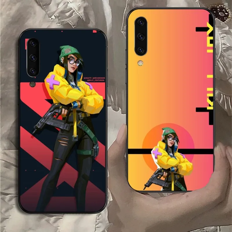 Valorant Killjoy Gamer Phone Case for Samsung Note 9 10 20 Plus Pro Ultra J6 J5 J7 J8 Black Soft Phone Cover Funda