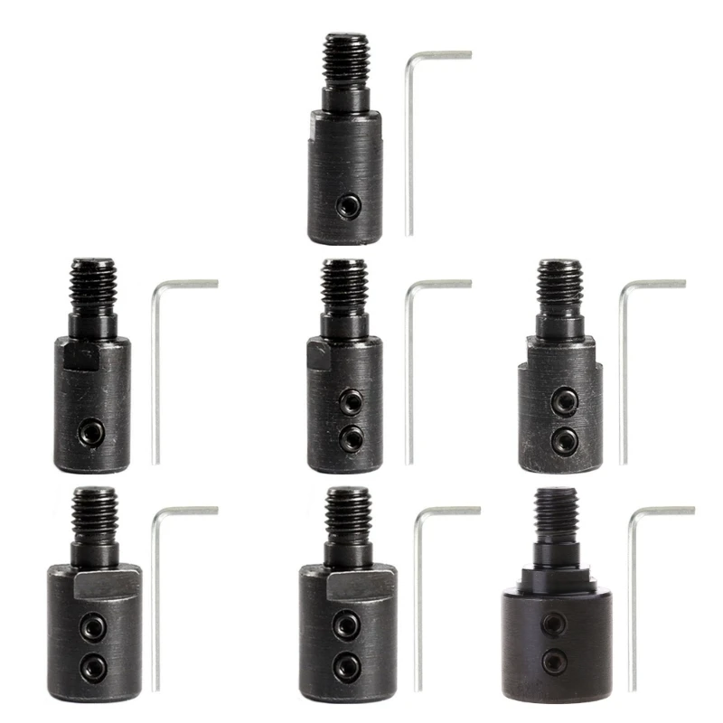 5/6/8/10/12/14/16mm Sleeve Angles Grinders Motor Shafts Couplers Cutter Connection