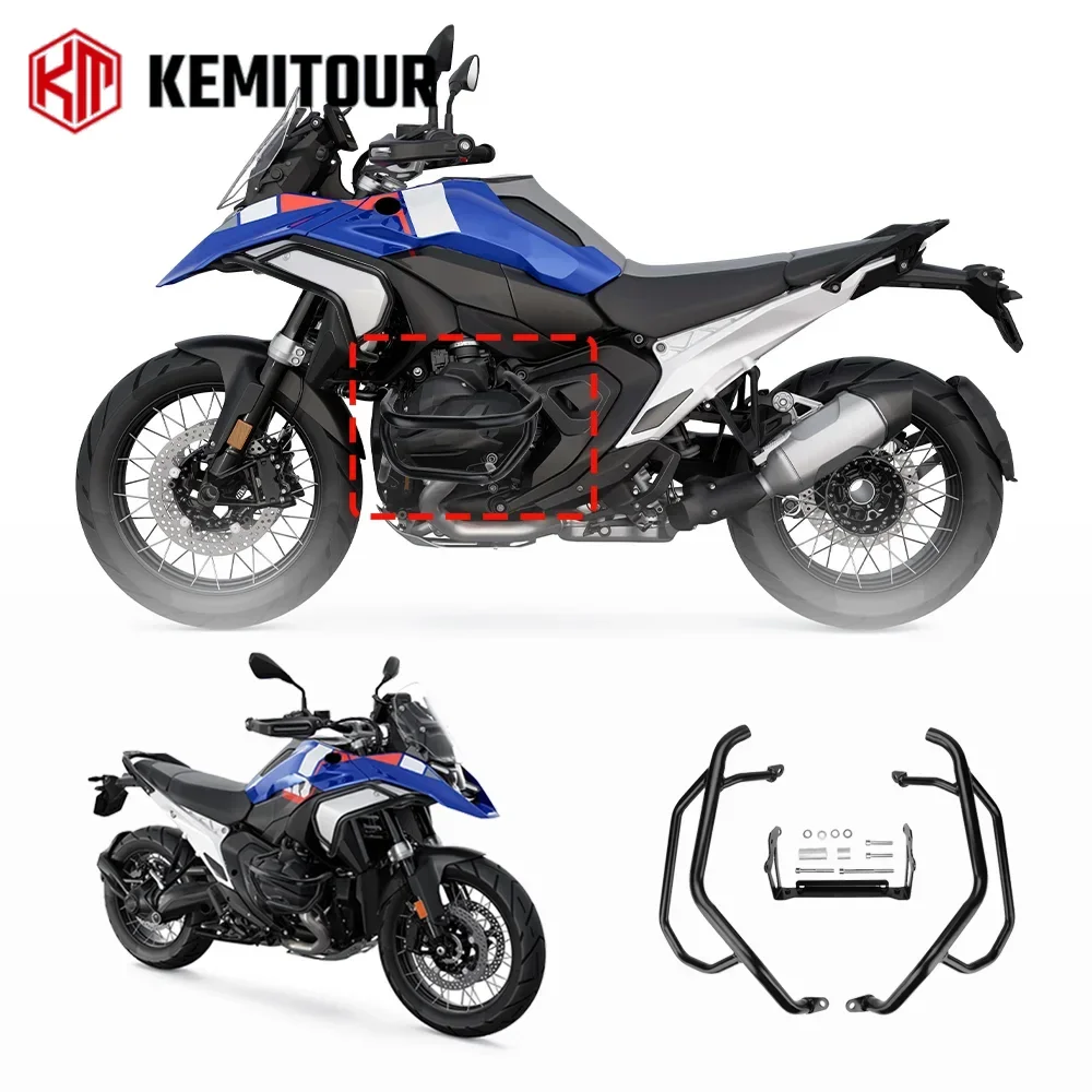 

Motorcycle Crash Bumper For BMW R1300GS R 1300 GS R1300 GS 2023 2024 Upper Lower Engine Guard Bars Fairing Frame Crash Protector