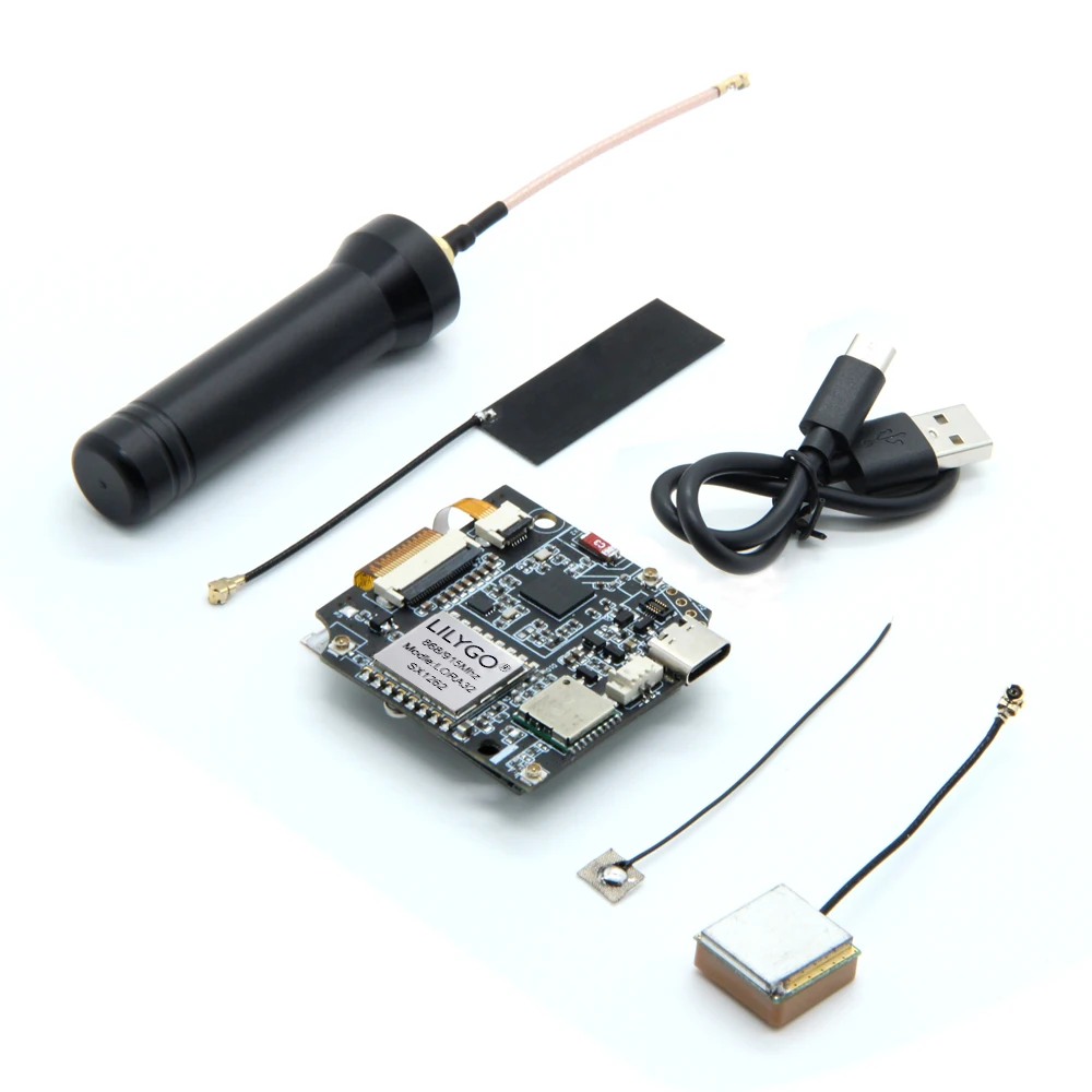 T-Echo NRF52840 SX1262 433 / 868 / 915MHz Module LORA GPS 1.54 E-paper BLE NFC for Arduino