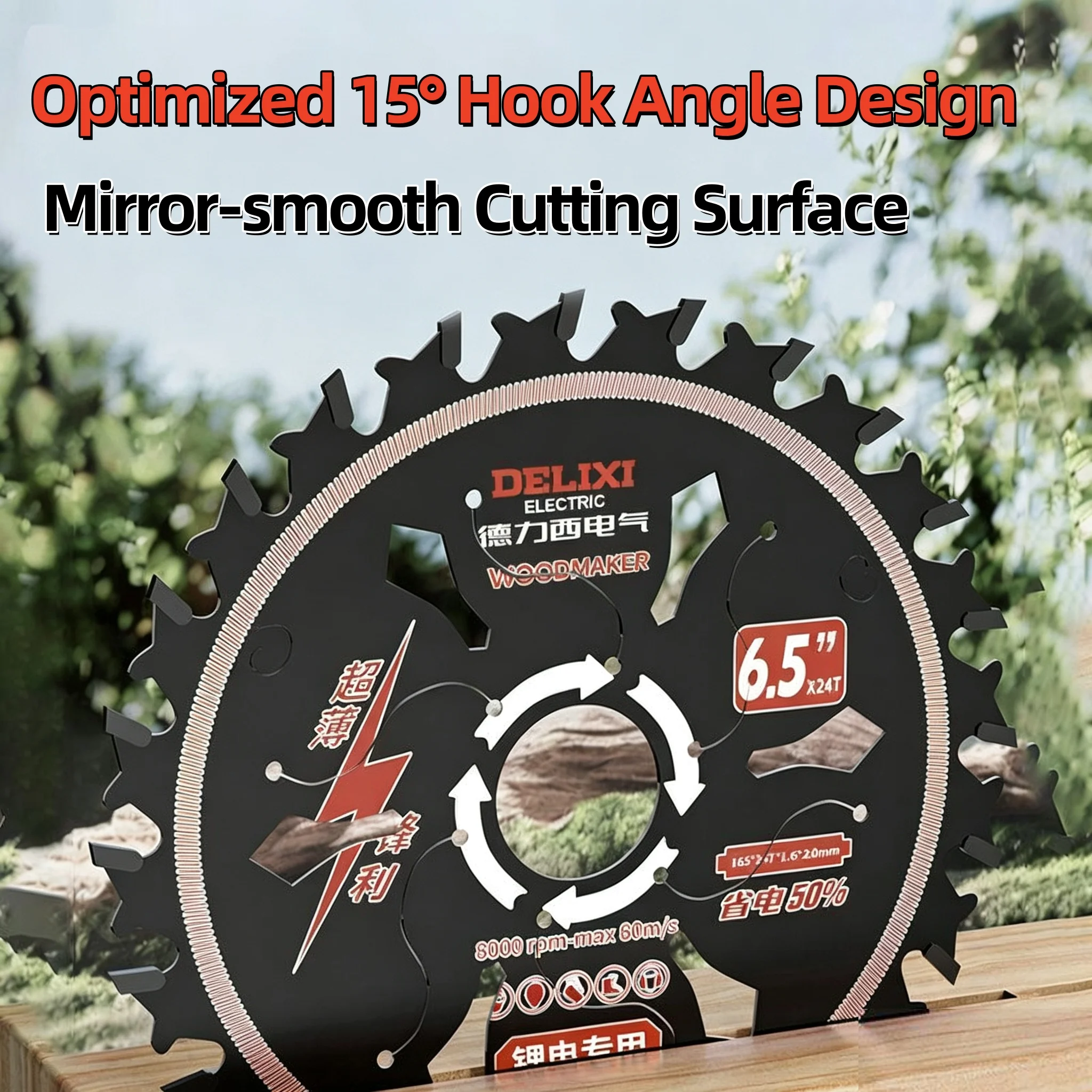 4/5/5.5/6/6.5inch Efficient Energy Saving Lithium Saw Blades Circular Saw Blade Wood Cutting Saw Blade Woodworking Alloy Grinder
