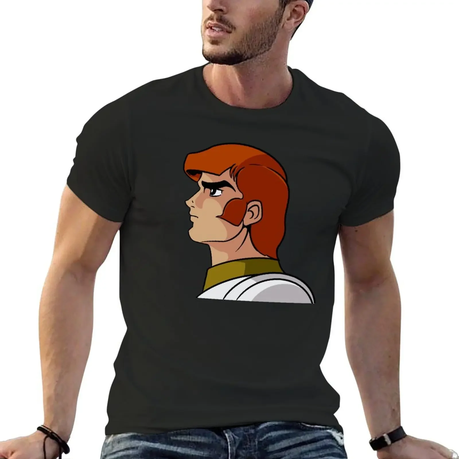 

Captain Future T-Shirt anime clothes vintage street wear blacks anime shirts men