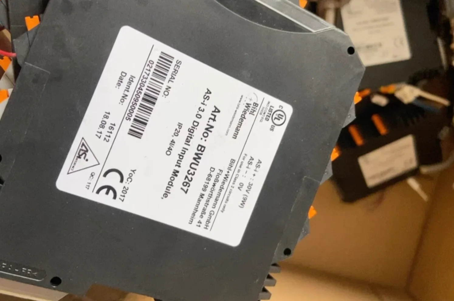 Safety relay BWU3267 95% new