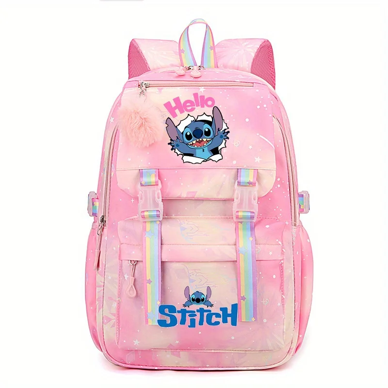 Disney\'s new Stitch backpack backpack, new waterproof large capacity backpack