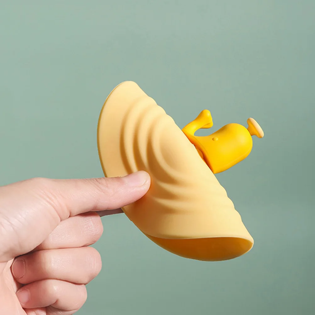 

1Set Cartoon Spoon Rest Silicone Cup Lid Heat Resistant Safe for Coffee Cocoa No Deformation Long Lasting Silicone Cup Cover