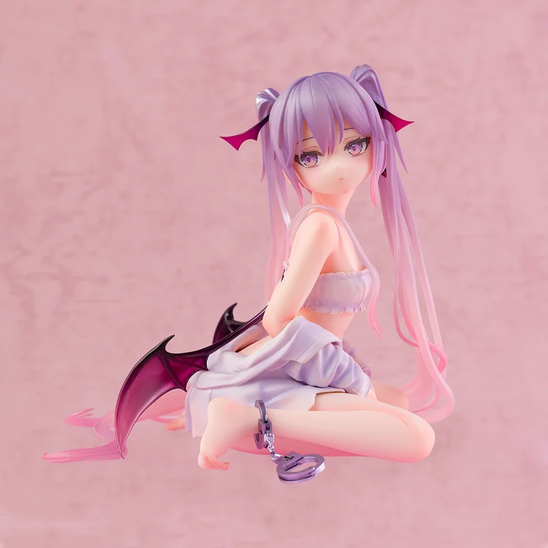 

New Pink Demon Girl Anime Figure Collectible Toy Gift For Car Decoration And Gaming Desktop For Anime Fans