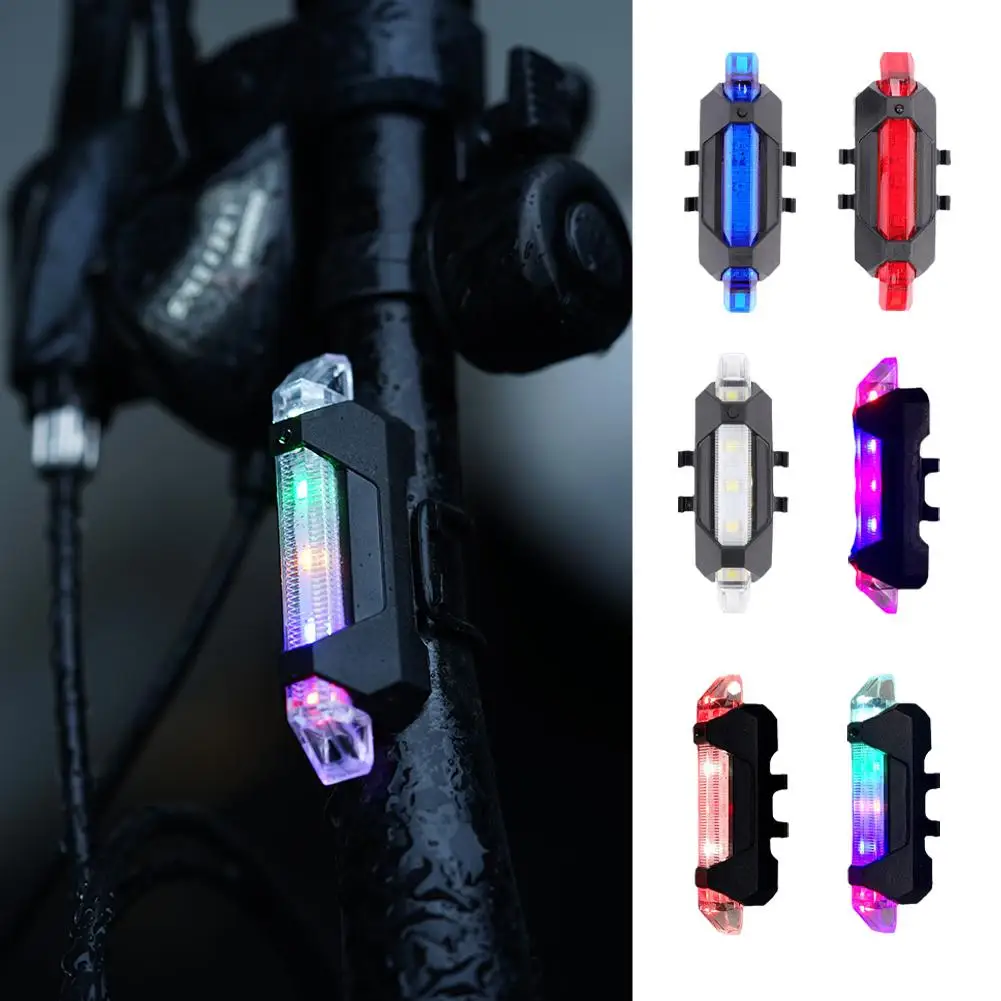 Bicycle Riding Tail Lights Charging Bicycle Tail Lights Road Mountain Bike Warning Lights Night Riding 918 Tail Lights