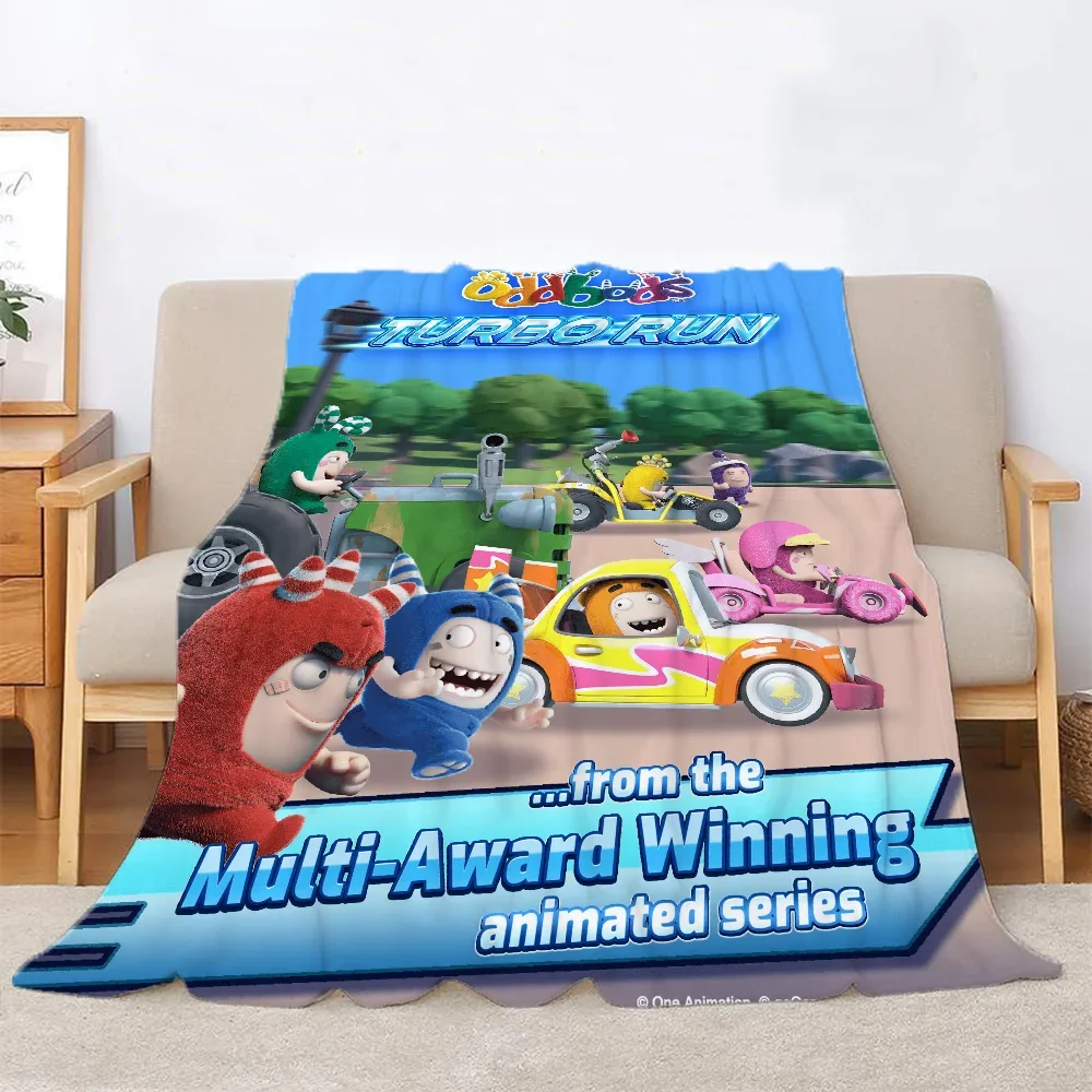 

Толстое Зимнее Одеяло Oddbods, пушистые мягкие одеяла, украшение для дивана, плед для кровати, вязаное клетчатое пляжное полотенце, домашний интерьер, коленный ворс