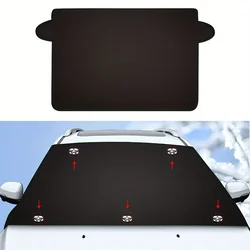 Motorhome snow shield sunshade front windshield cover winter windshield snow shield winter window glass snow and frost frost shi