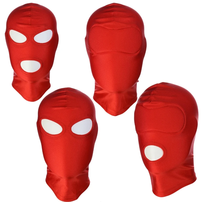 5 Colors Elasticity Balaclava Cap Unisex Standard Seamless Fetish Hoods for Halloween Cosplay Party Hat Tactical Face Mask Games
