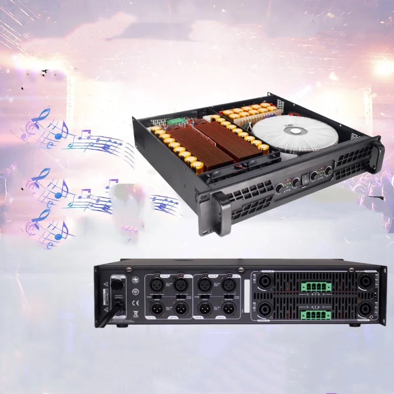 

Top-Notch Audio Speaker Power Amplifier Wholesale 4*2650W Receivers Amplifiers for Stage Application