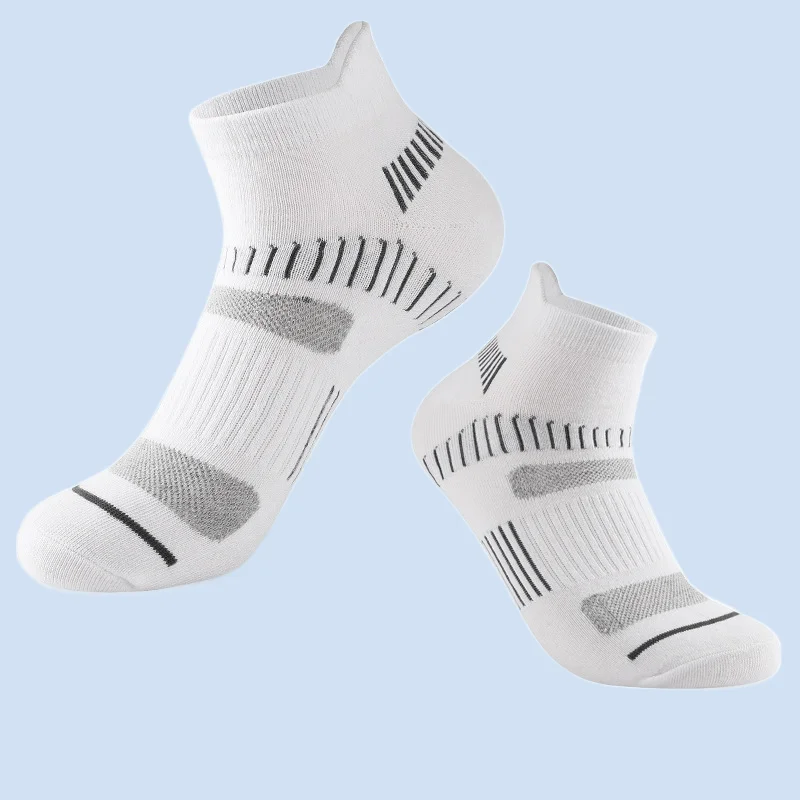 Calcetines deportivos de algodón para hombre, medias cortas de alta calidad, absorbentes del sudor, antiolor, bajo, boca baja, para las cuatro estaciones, 5 pares