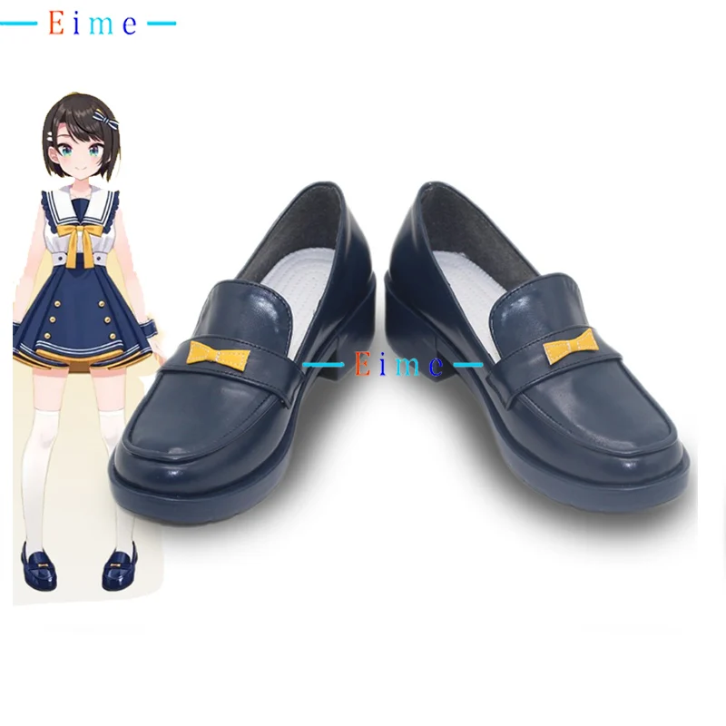 

Oozora Subaru Cosplay Shoes PU Leather Shoes Halloween Carnival Boots Vtuber Cosplay Props Anime Accessories Custom Made