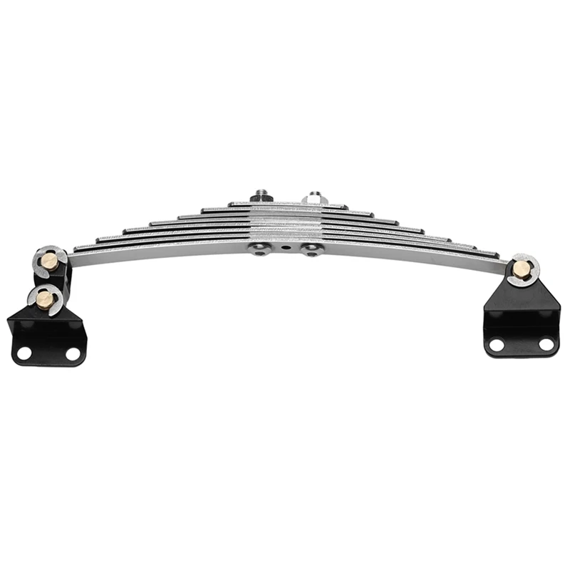 1 par de accesorios de repuesto de resorte de hoja de acero de suspensión delantera para 1/14 Tamiya Tractor remolque camión RC coche piezas de mejora, B