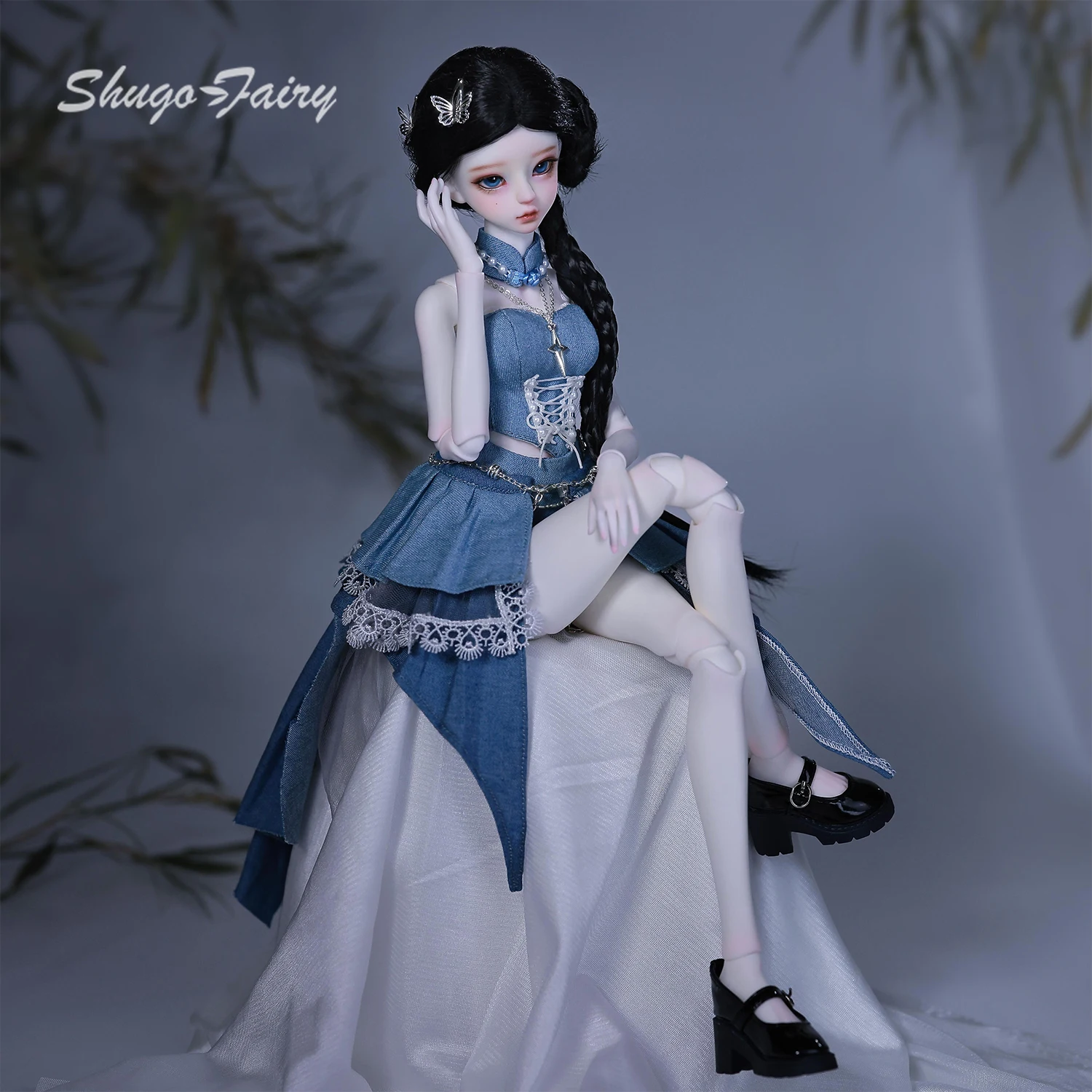 ShugaFairy Faina E 1/4 BJD - Wuxia Lolita Disciple Full Set Y2K Martial Arts Sister Collectible Poseable Doll
