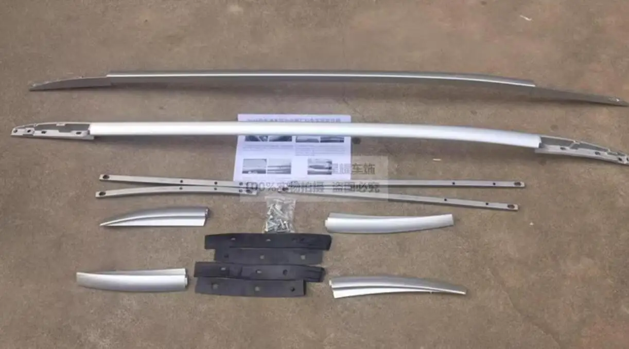For Nissan Qashqai J11 2014 2015 2016 Silver! Roof Rack Side Rails Bars Luggage Carrier
