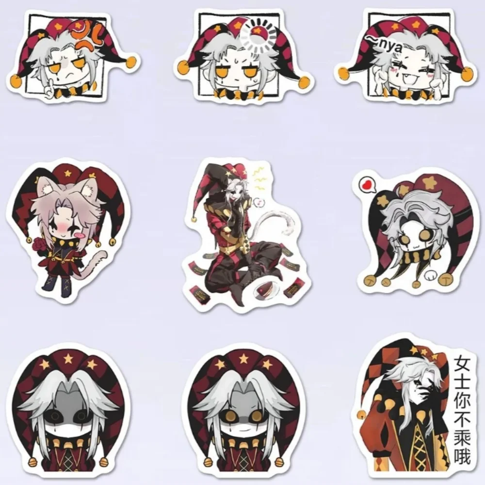 60pcs/set Anime game The Freak Circus stickers Pierrot emojis cartoon stickers Water Cup Computer Skateboard DIY Decals image 5