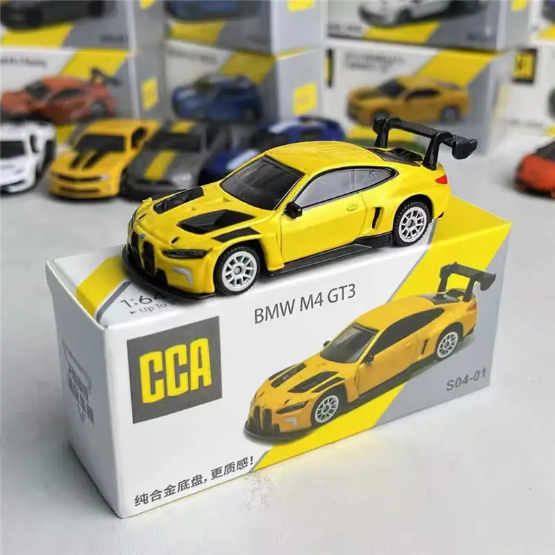 1:43 BMW M4 GT3 Alloy Sports Car Model Diecast Metal Racing Vehicles Car Model High Simulation Miniature Scale Children Toy Gift