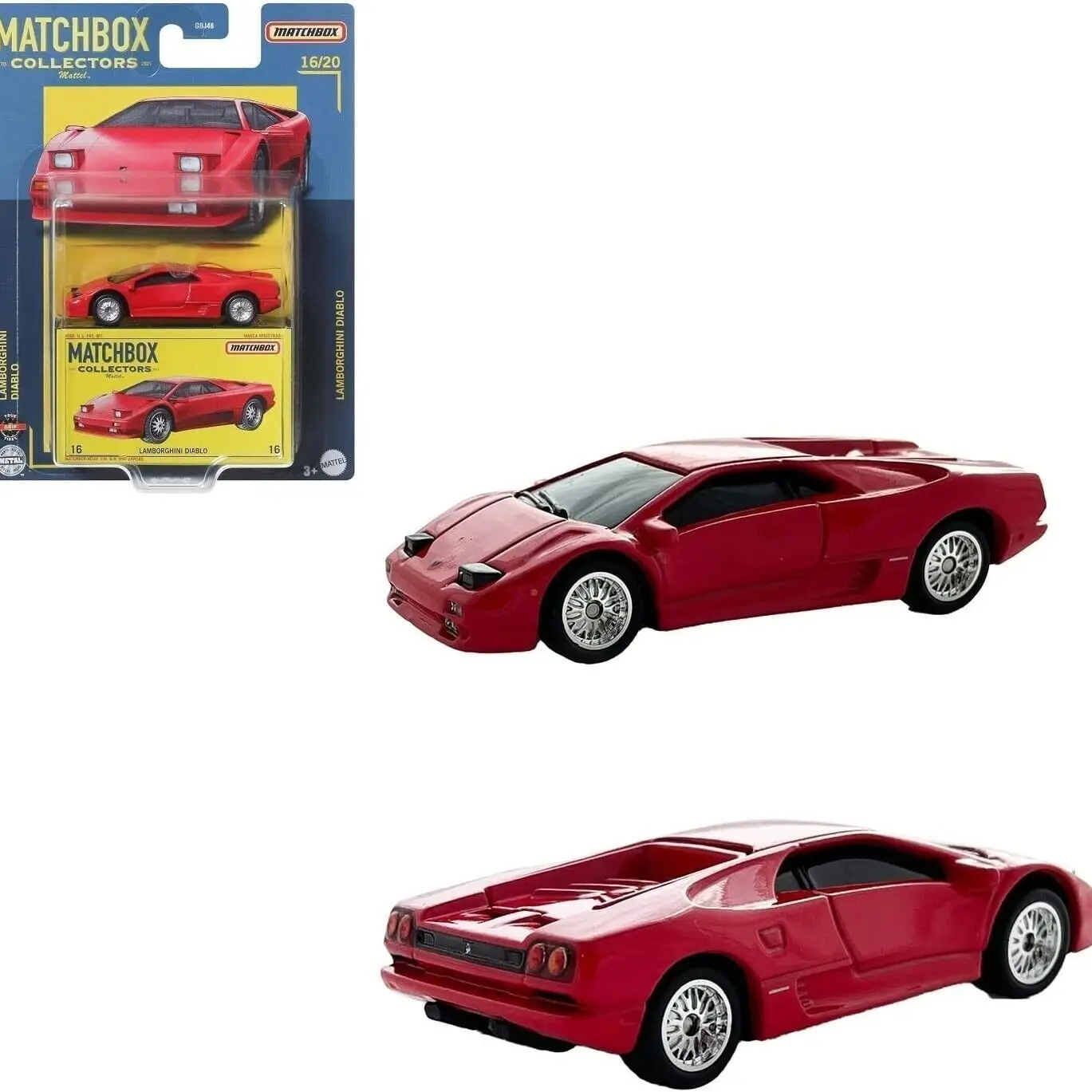 Streichholz schachtel 1:64 Honda MR2 W20 Lamborghini Diablo Ford Bronco GT40 GBJ48 Sammlung Druckguss legierung Wagen Modell Ornamente