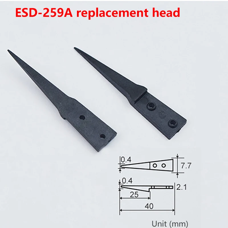 Handle Stainless Tweezers Antistatic Plastic For Watch Hands Installation Work