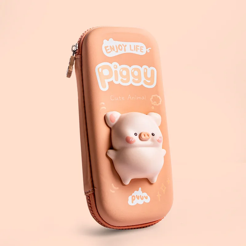 Stationery Boxes Decompression Pencil Boxes Multifunctional Student Stationery  Cute Cartoon Children Kawaii Pencil Case