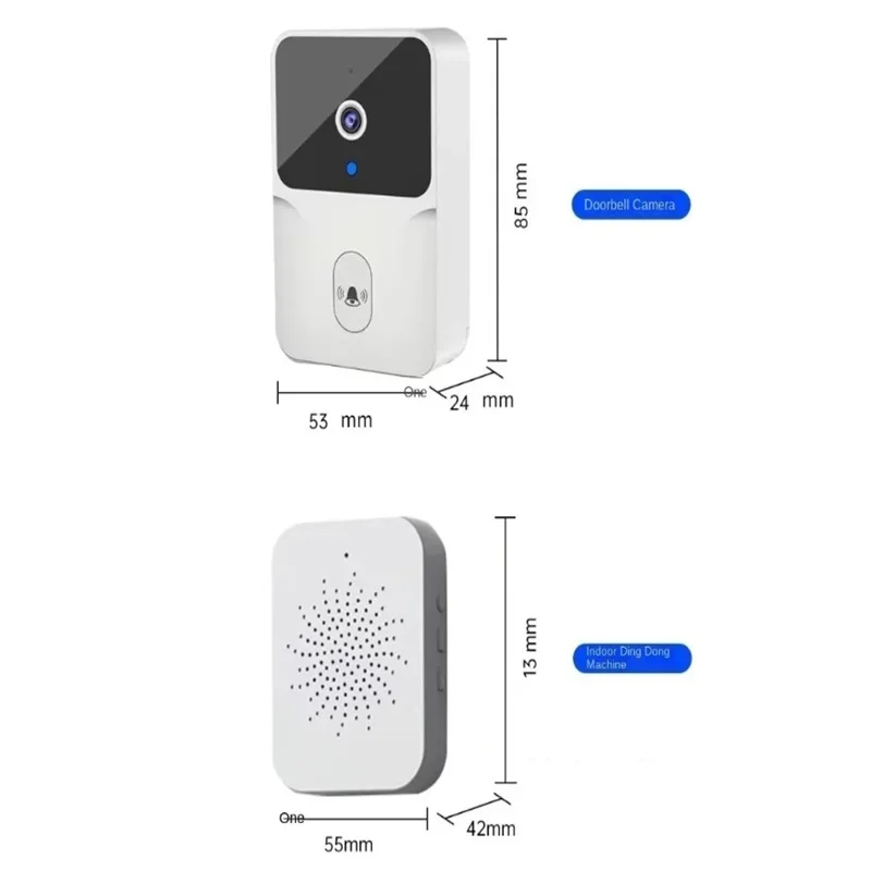 Never Miss a Visitor: Wireless Video Doorbell with Long-Lasting Battery & HD Camera!